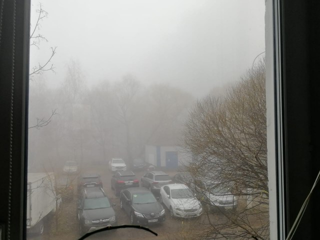 Туман в Москве
