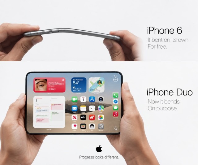 Первое живое видео с iPhone Duo опубликовали журналисты