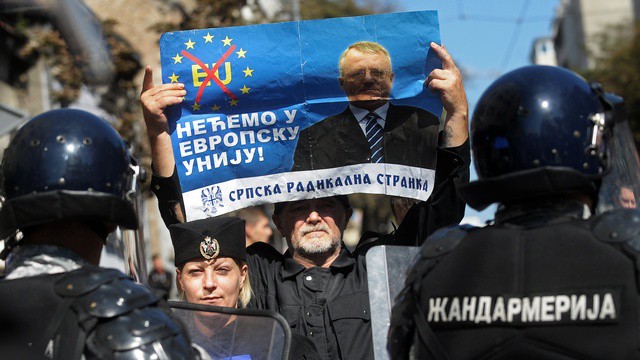 В ЕС забеспокоились,что Путин отберет у них Сербию