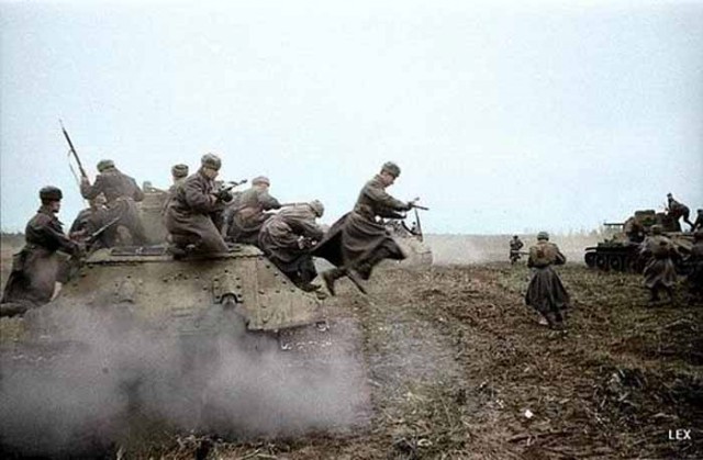1945 год в цвете. Война