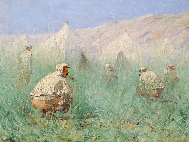 О главном: латрины на войне.