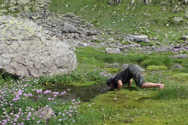 В горах. Абхазия.