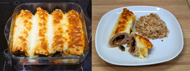 Бризоль с грибной начинкой