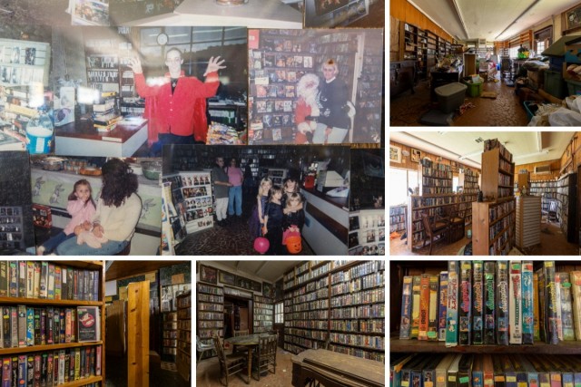 Заброшенный салон проката видеокассет в США