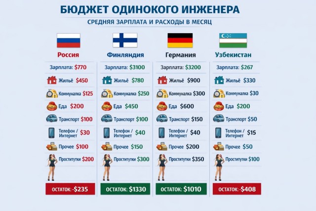 Продуктовая корзина инженера нищеброда