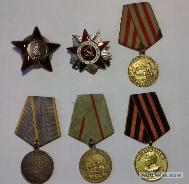 Мой дед, участник парада победы в 1945ом.