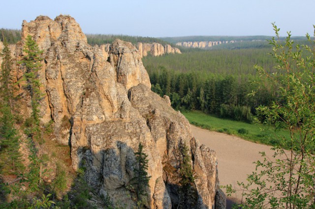 Якутия - Замки реки Синей