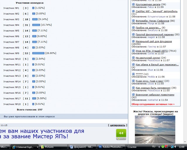 Голосование Мистер ЯПъ 2009