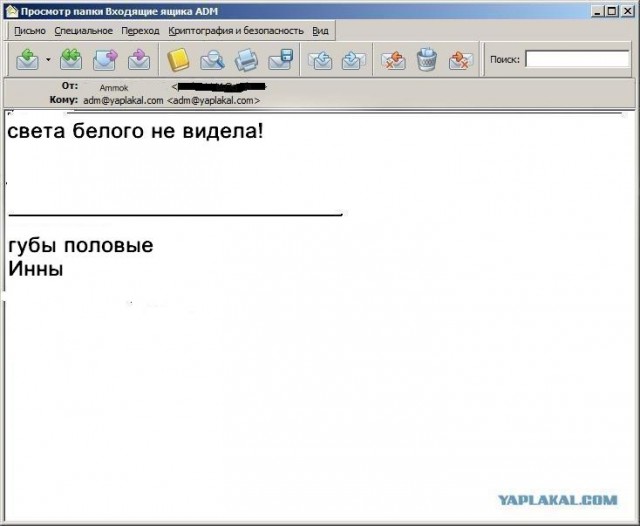 Почему меня забанили на ЯПлакалъ?