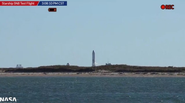 Запуск SpaceX Starship SN8 - трансляция