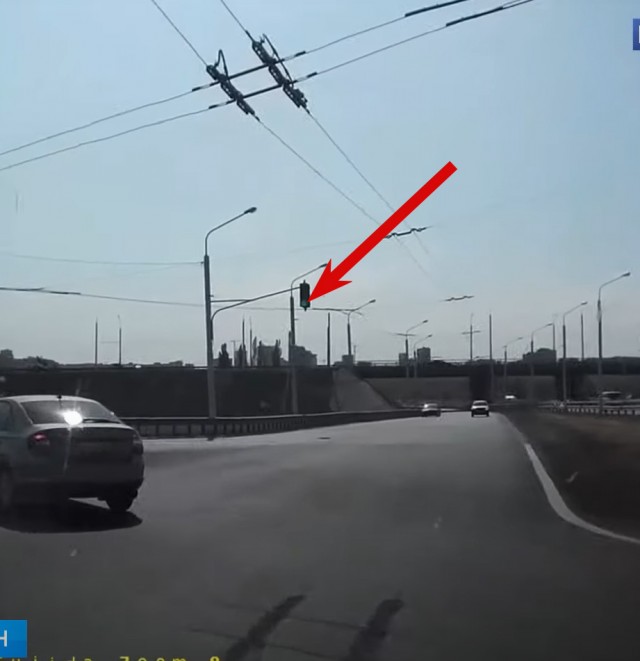 Момент смертельного ДТП с мотоциклистом в Уфе попал на видео