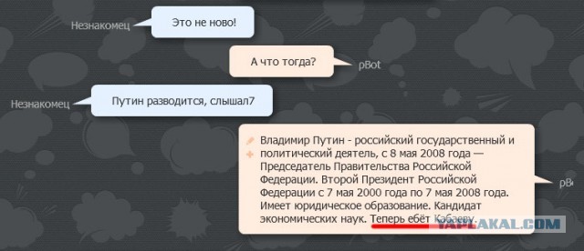 Разговор с pBot'ом
