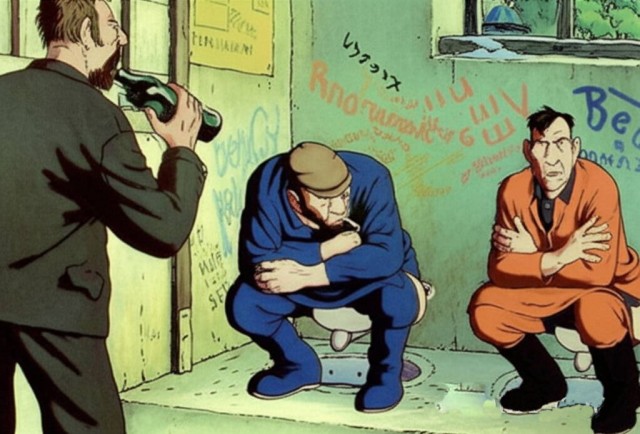 Однажды на ЯПе. Фотожаба ИИ.