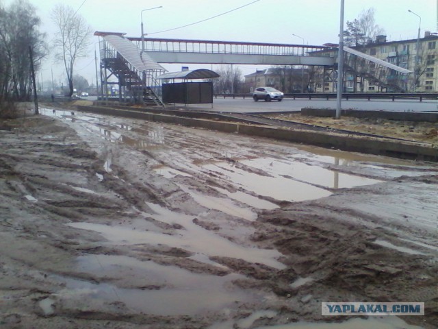 Лакинск, просто дорога от остановки до дома