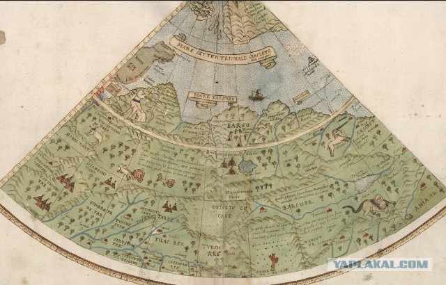 Таинственная карта мира Урбано Монте, созданная 430 лет назад