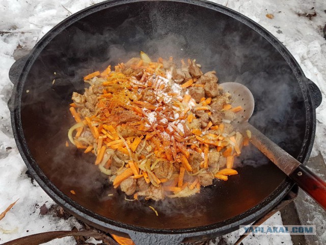 Блюда для казана, на природе и свежем воздухе