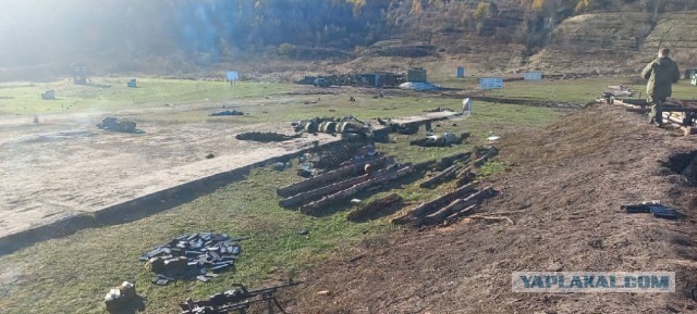 Фото последствий расстрела мобилизованных на полигоне под Белгородом