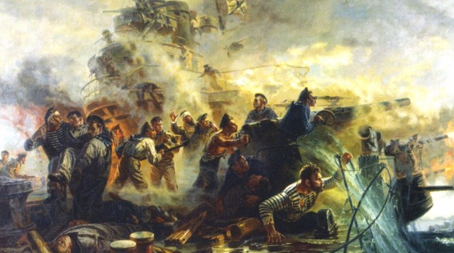 9 февраля 1904 года приняли свой последний бой с японской эскадрой легендарный крейсер «Варяг» и канонерская лодка «Кореец»