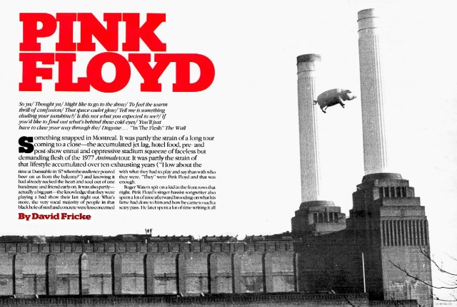 Музыка и музыканты: Pink Floyd "Animals"