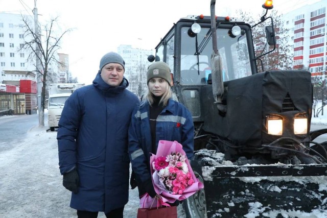 Трактористка