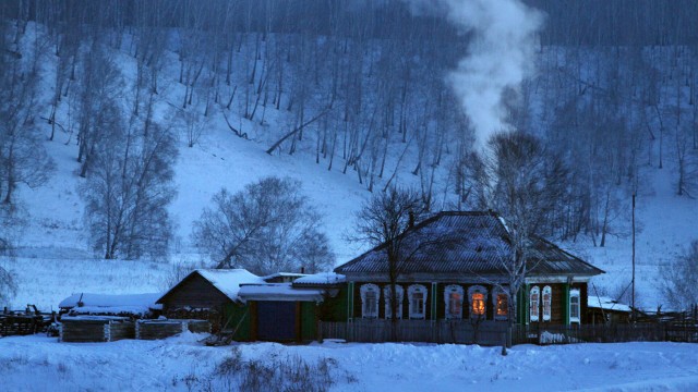 Зима в Сибири