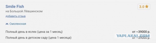 Москвич рассказал, во сколько обойдутся частные детские сады и школа в центре города