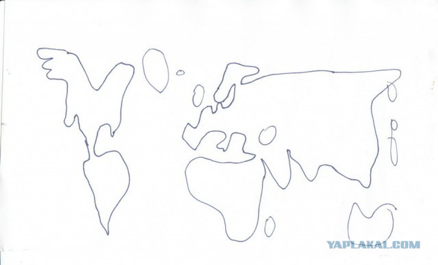 Карта мира по памяти