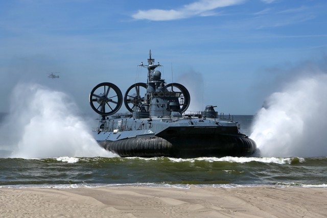 Учения береговых войск Балтиского флота