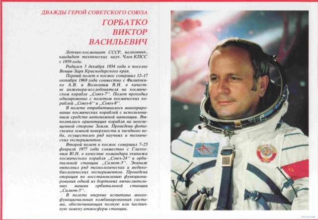 Летчики-космонавты СССР.