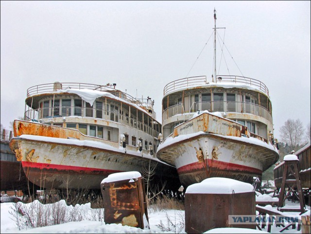 "Кладбище кораблей" в Заозерье (Пермь)