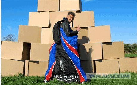 Прыжок без парашюта с высоты 730 метров!