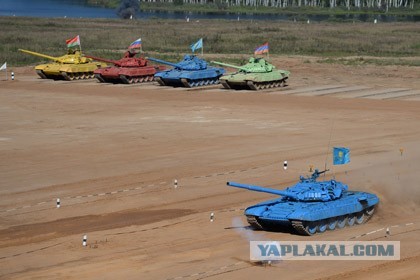 Во время Танкового биатлона слили 7 тонн топлива