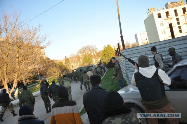 Российские военные на Украине
