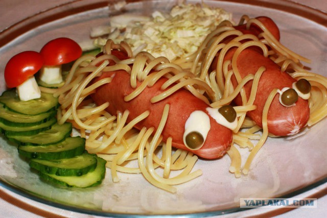 Интересные решения с сосисками.
