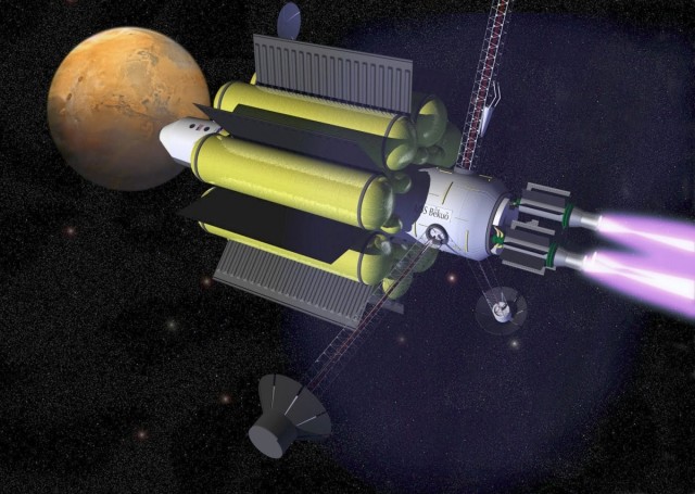 В США разработан ядерный ракетный двигатель Vasimr, способный доставить людей на Марс за один месяц