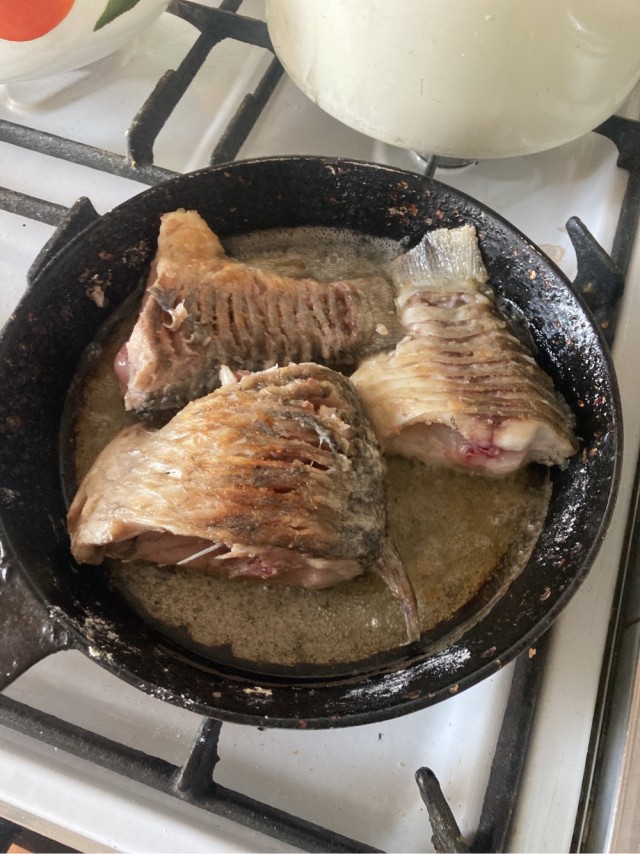 Жаренный карасик