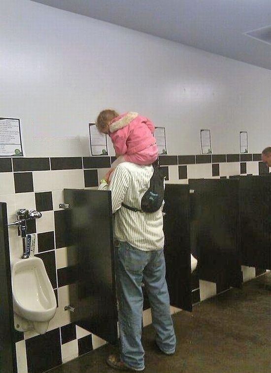 Отец всегда подаст пример!