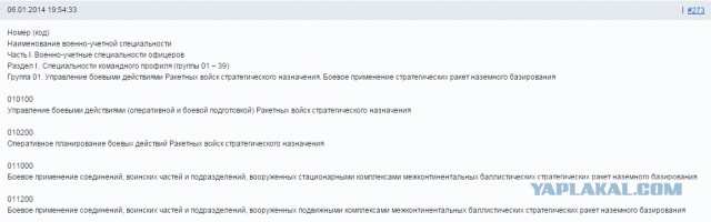 А у кого какая в военнике специальность?