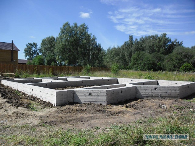 Строительство дома на даче