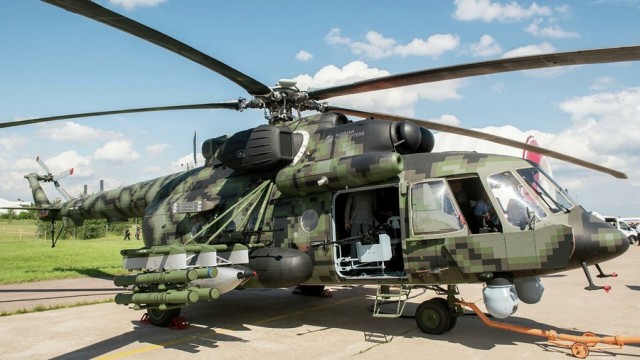Спецназ получил вертолеты огневой поддержки Ми-8АМТШ-ВН