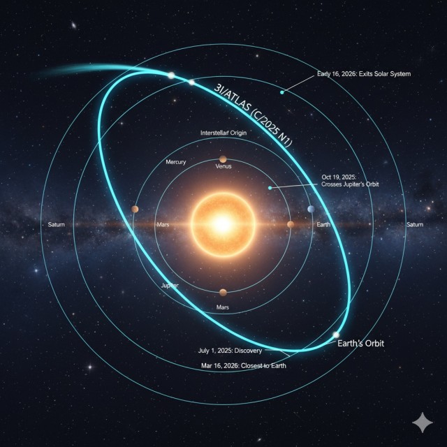 К Земле летят прародители человечества: телескопы лгали -  3I/ATLAS выходит на орбиту Луны