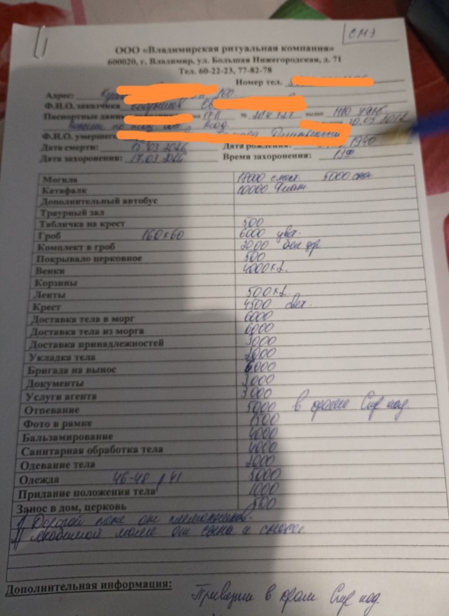 Ритуальные новости!