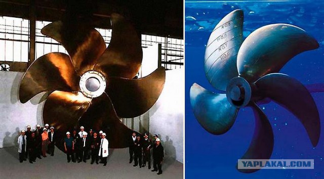 Самые большие корабельные винты