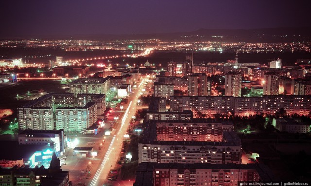 Виртуальное путешествие в Красноярск: Вид с высоты