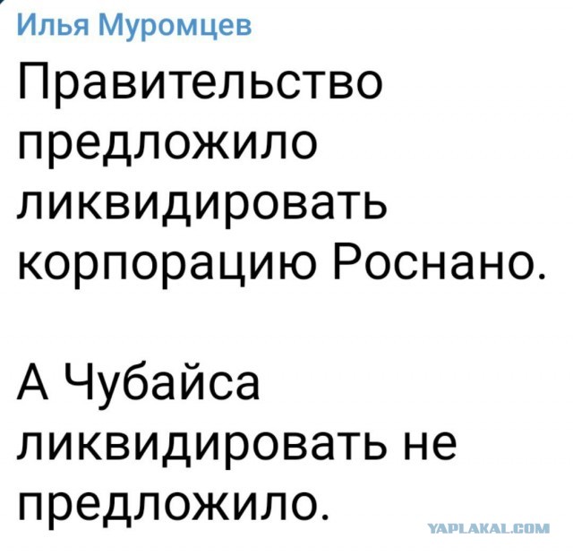 В правительстве обсуждают ликвидацию «Роснано»