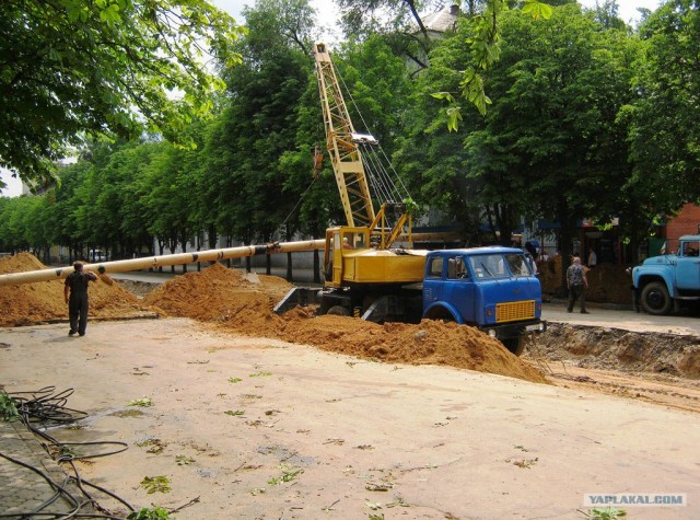 Грандиозный ремонт улицы во Львове