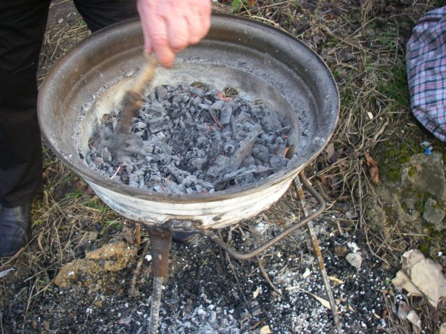 Мангал из газового баллона