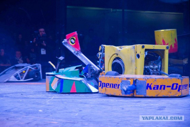 Бронебот 2016: Настоящие бои роботов состоялись в Олимпийском!