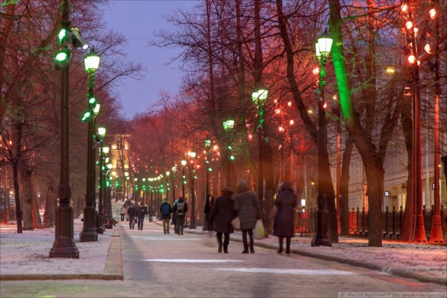 Прогулка по Москве, февраль