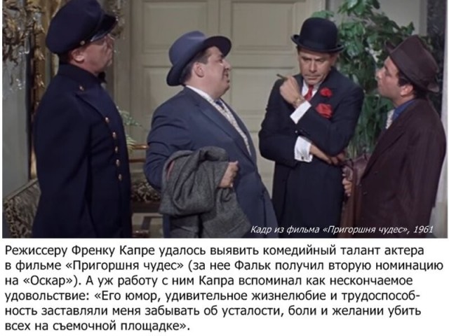 Лейтенант Коломбо: стеклянный глаз, потрёпанный плащ и превратности судьбы Питера Фалька.